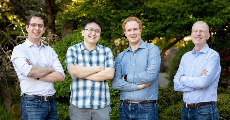 Verkada Founders (Left to Right) – Filip Kaliszan, James Ren, Benjamin Bercovitz and Hans Robertson