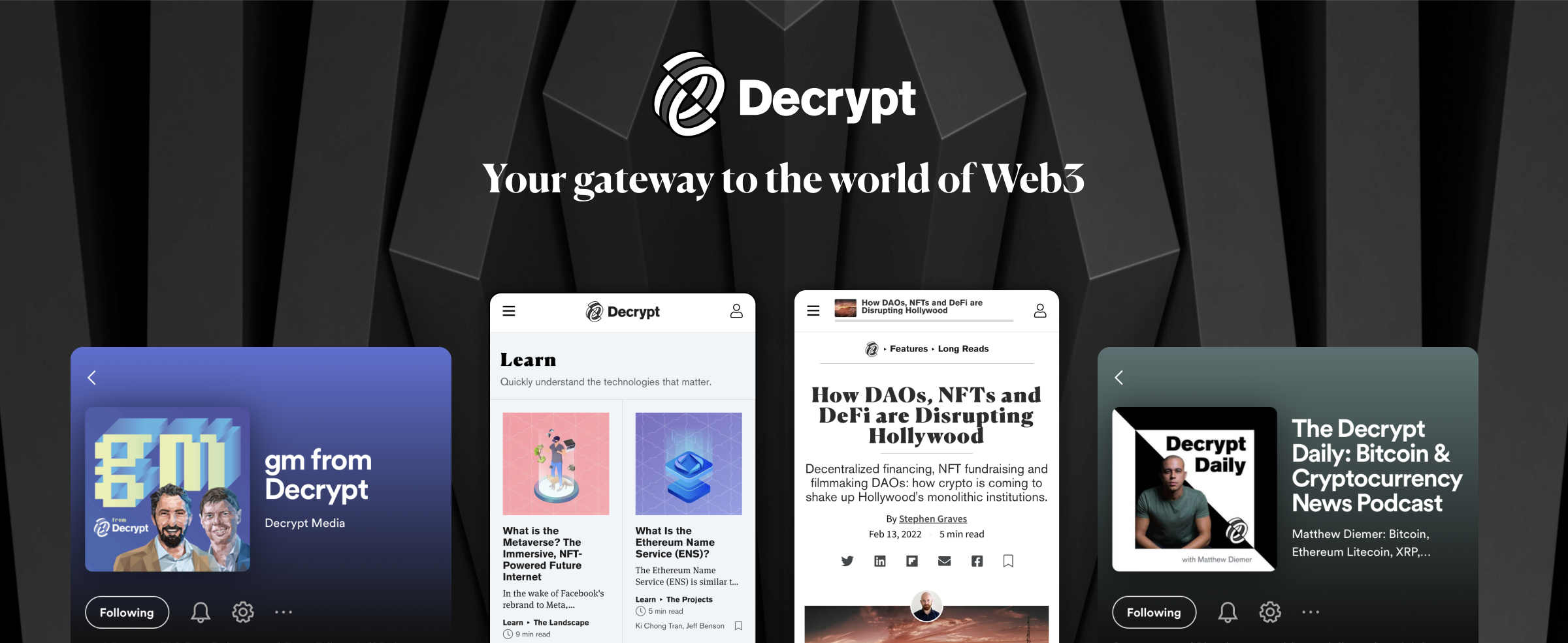 Decrypt Raises $10M in Funding; Spins Out from ConsenSys Mesh