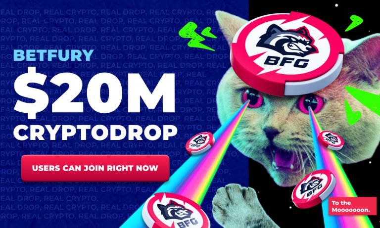 BetFury Announces $20 Million Cryptodrop Event