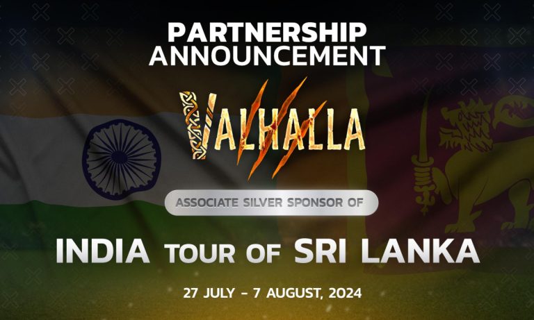 Floki’s Valhalla Joins as Associate Sponsors for India’s Tour of Sri Lanka