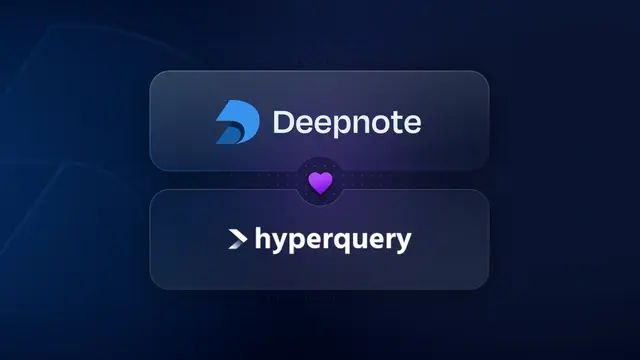 deepnote hyperquery