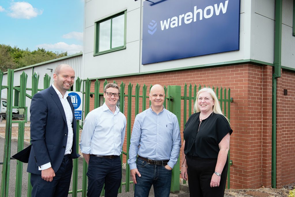 Warehow 1 - l-r Dave Tindall Howard Mitchell Pete Harris Sandy Reid