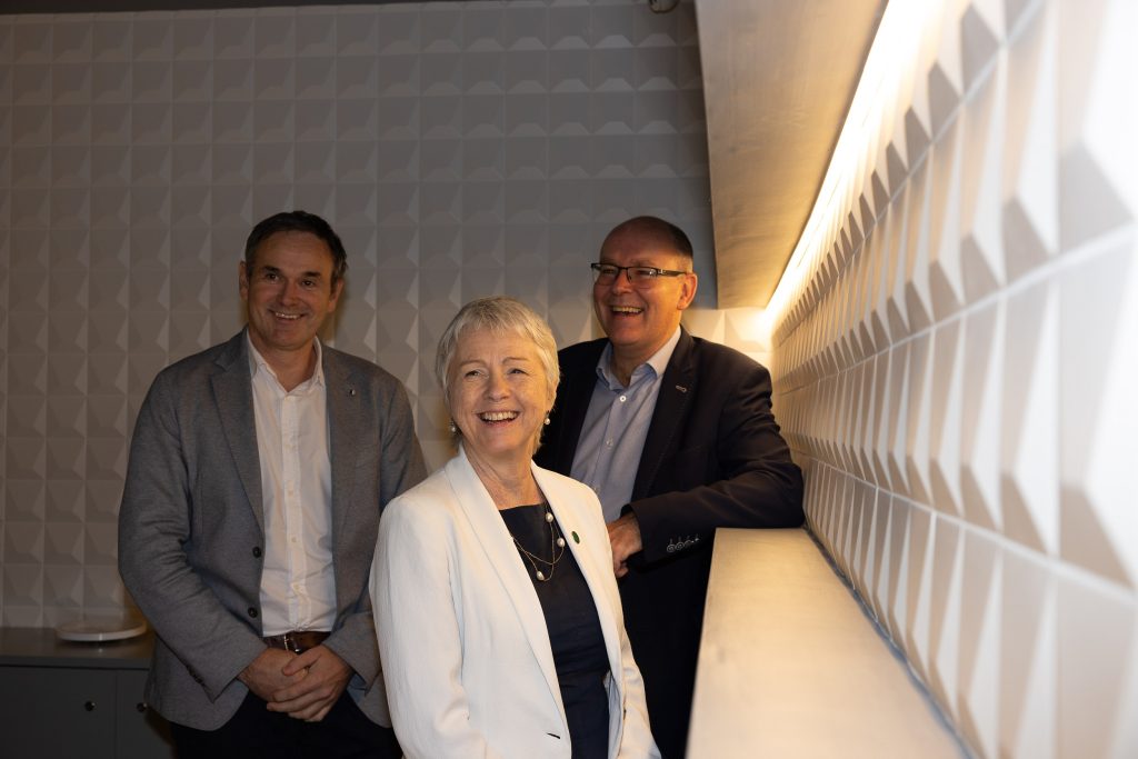 Caption: Pictured (l-r) at NexusUCD in Dublin are; Brian Murphy, COO and Co-Founder, Customs Window Technologies, Anne Lanigan, Divisional Manager, Technology & Services, Enterprise Ireland and Johnny Dunne, CEO and Co-Founder, Customs Window Technologies. Credit: Paul Sharp / Sharppix.