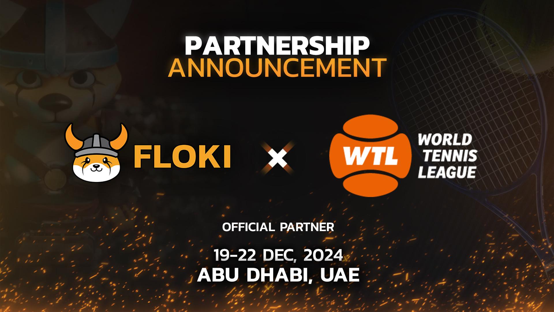 Floki expands presence in the UAE as sponsor of the 2024 World Tennis League